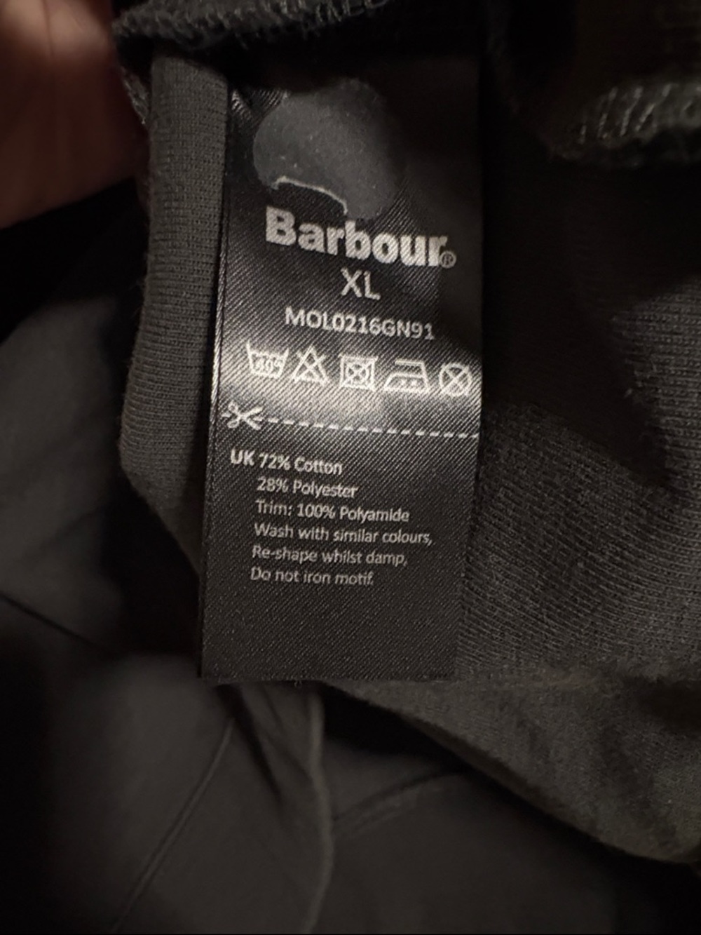 Barbour Half Button Sweatshirt - Picture 4 of 8